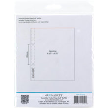 Load image into Gallery viewer, Scrapbooking: 49 And Market - InstaFlip Pocket Page-6"X8" Refills