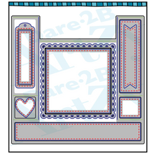 Load image into Gallery viewer, Dies: Dare 2B Artzy-Horizontal Center Step Die