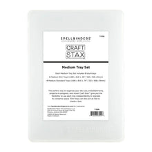 Load image into Gallery viewer, Storage Solutions: Spellbinders - CRAFT STAX MEDIUM TRAY SET