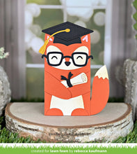 Load image into Gallery viewer, Dies: Lawn Fawn - woodland critter huggers graduation add-on