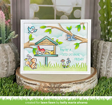 Load image into Gallery viewer, Stamps: Lawn Fawn - backyard bird feeder add-on
