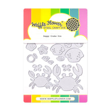Load image into Gallery viewer, Dies: Waffle Flower-Happy Crabs Die