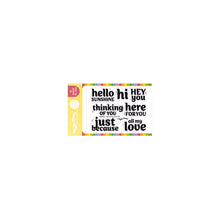 Load image into Gallery viewer, Stamps: Waffle Flower-Hello Sunshine Sentiments Stamp Set