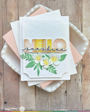 Load image into Gallery viewer, Stamps: Waffle Flower-Overlapping Hello Additions Stamp Set