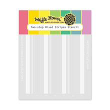 Load image into Gallery viewer, Stencils: Waffle Flower-Two-step Mixed Stripes Stencil