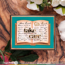 Load image into Gallery viewer, Stamps: Waffle Flower-Script Texture Stamp Set