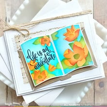 Load image into Gallery viewer, Stamps: Waffle Flower-Script Texture Stamp Set