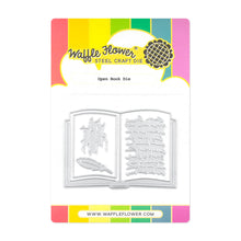 Load image into Gallery viewer, Dies: Waffle Flower-Open Book Die