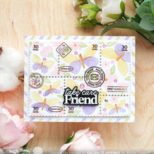 Load image into Gallery viewer, Stencils: Waffle Flower-Postage Collage Spring Breeze Stencil