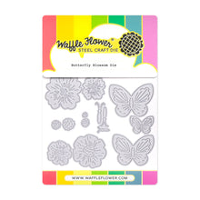 Load image into Gallery viewer, Dies: Waffle Flower-Butterfly Blossom Die