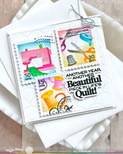 Load image into Gallery viewer, Stamps: Waffle Flower-Postage Collage Sew Fun Stamp Set