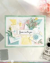 Load image into Gallery viewer, Dies: Waffle Flower-Postage Collage Mini Seals Die