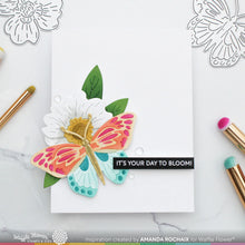 Load image into Gallery viewer, Stencils: Waffle Flower-Butterfly Focal Stencil