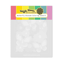 Load image into Gallery viewer, Stencils: Waffle Flower-Butterfly Blossom Coloring Stencil