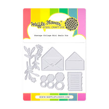 Load image into Gallery viewer, Dies: Waffle Flower-Postage Collage Mini Seals Die