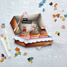 Load image into Gallery viewer, Dies: Waffle Flower-Boxed Cupcakes Die