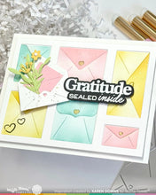 Load image into Gallery viewer, Dies: Waffle Flower-Postage Collage Envelope Die