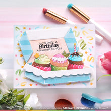 Load image into Gallery viewer, Dies: Waffle Flower-Boxed Cupcakes Die