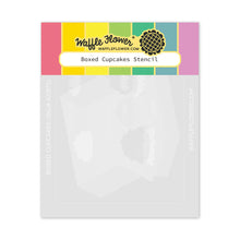 Load image into Gallery viewer, Stencils: Waffle Flower-Boxed Cupcakes Stencil