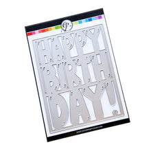 Load image into Gallery viewer, Dies: Catherine Pooler Designs-Balloon Letter Birthday Cover Plate Die