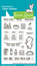 Load image into Gallery viewer, Stamps: Lawn Fawn-Treat Cart Add-On: Tacos