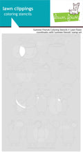 Load image into Gallery viewer, Stencils: Lawn Fawn-Summer Friends Coloring Stencils