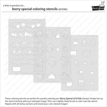 Load image into Gallery viewer, Stencils: Lawn Fawn-Berry Special Coloring Stencils