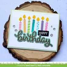 Load image into Gallery viewer, Dies: Lawn Fawn-Scripty Birthday Outline Add-On
