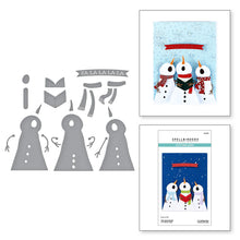 Load image into Gallery viewer, Dies: Spellbinders-THE SNOW NOTES ETCHED DIES FROM THE WONDERLAND COLLECTION