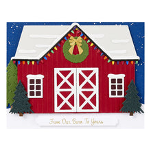 Load image into Gallery viewer, Dies: Spellbinders-COUNTRY CHRISTMAS BARN ETCHED DIES FROM THE COUNTRY CHRISTMAS COLLECTION BY ANNIE WILLIAMS