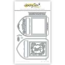 Load image into Gallery viewer, Dies: Honey Bee Stamps-Vintage Mailbox A2 Card Base