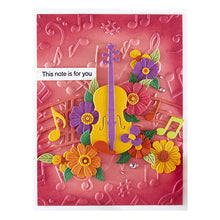 Load image into Gallery viewer, Embossing Folders: Spellbinders-MUSICAL NOTES 3D EMBOSSING FOLDER