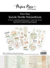 Load image into Gallery viewer, 6x8 Card Kit: Paper Rose Studio-Boho Baby Quick Card Collection