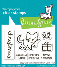 Load image into Gallery viewer, Stamps: Lawn Fawn-Cozy Cats Christmas Add-On