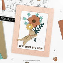 Load image into Gallery viewer, Dies: Concord & 9th-Paw Prints Double Card Front Dies