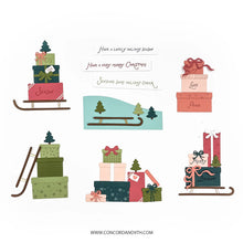 Load image into Gallery viewer, Stamps: Concord & 9th-Sleigh Full of Cheer Stamp Set