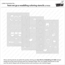 Load image into Gallery viewer, Stencils: Lawn Fawn-Here We Go A-Waddling