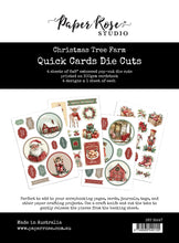 Load image into Gallery viewer, Embellishments: Paper Rose Studio-CHRISTMAS TREE FARM 6X8" QUICK CARDS DIE CUTS