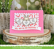 Load image into Gallery viewer, Stamps: lawn fawn-critter conversation hearts add-on
