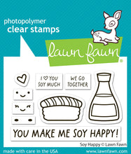Load image into Gallery viewer, Stamps: lawn fawn-soy happy