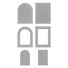 Load image into Gallery viewer, Embossing Folder and dies: SPELLBINDERS-POSTAGE STAMPS 3D EMBOSS & CUT FOLDER