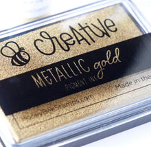 Load image into Gallery viewer, Ink Pads: HoneyBee Stamps-Bee Creative Ink Pad - Metallic Gold Pigment Ink