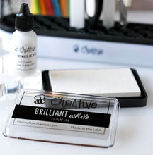 Load image into Gallery viewer, Ink Pad: HoneyBee Stamps-Bee Creative Ink Pad - Brilliant White Pigment Ink