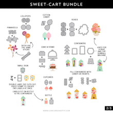 Load image into Gallery viewer, Dies: Concord & 9th-Sweet Cart Dies