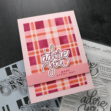 Load image into Gallery viewer, Stencils: Kristina Werner with C&9-Plaid Perfection Stencil Pack