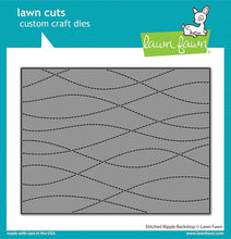 Load image into Gallery viewer, Dies: lawn fawn-stitched ripple backdrop