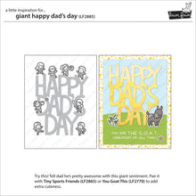 Load image into Gallery viewer, Dies: Lawn Fawn-Giant Happy Dad’s Day