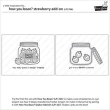 Load image into Gallery viewer, Stamps: lawn fawn-how you bean? strawberries add-on