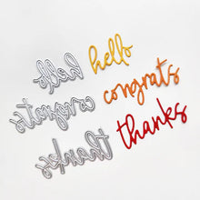 Load image into Gallery viewer, Dies: Catherine Pooler Designs-Scripted Sentiments Trio Word Dies