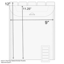 Load image into Gallery viewer, Storage Solutions: TOO-Flip Flap Tabbed Divider Pockets